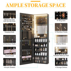 Haipur Jewelry Armoire - Wooden Bazar
