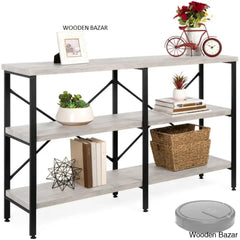 17 Stories 55In Rustic 3-Tier Console Table