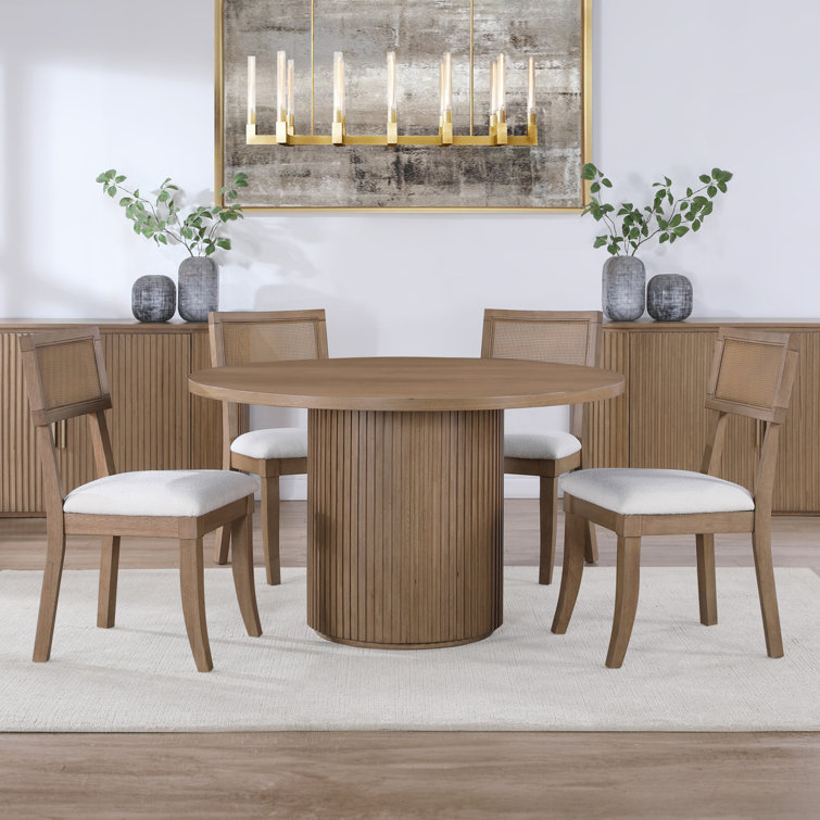 Fiammetta Natural Oak Dining Set