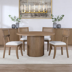 Fiammetta Natural Oak Dining Set