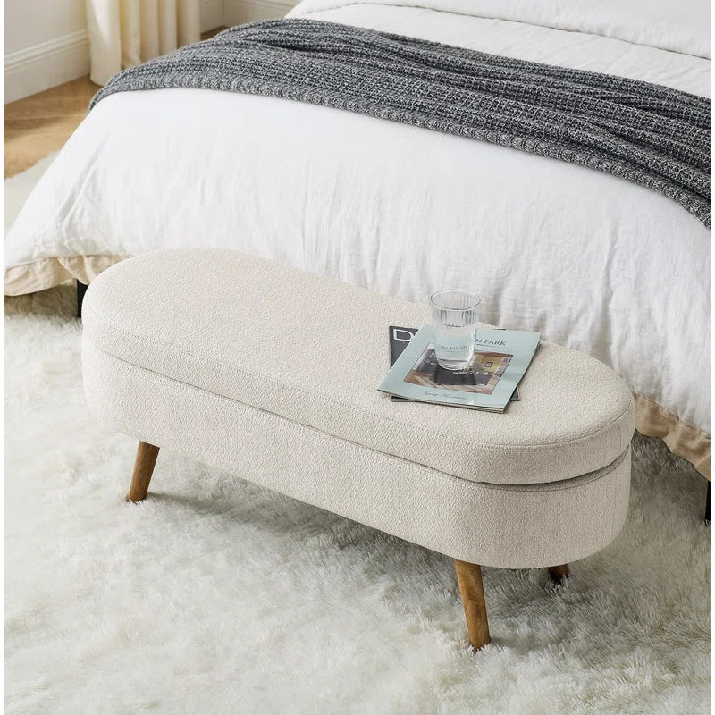 Shilakan 1 Linen Upholstered Storage Bench Entryway Bench Bedroom Bench Upholstered Bench