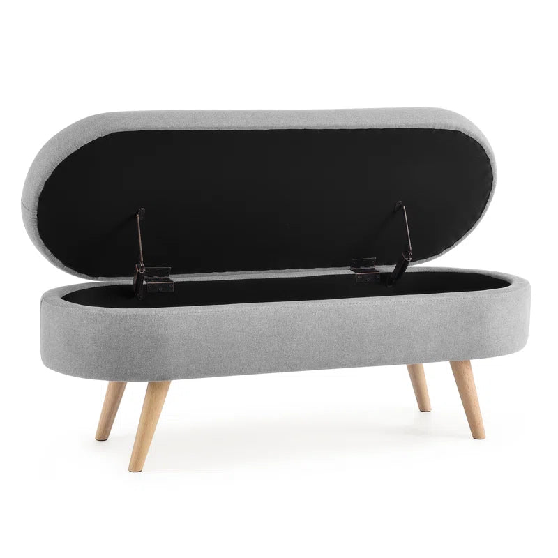 Shilakan 1 Linen Upholstered Storage Bench Entryway Bench Bedroom Bench Upholstered Bench