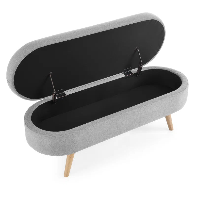 Shilakan 1 Linen Upholstered Storage Bench Entryway Bench Bedroom Bench Upholstered Bench