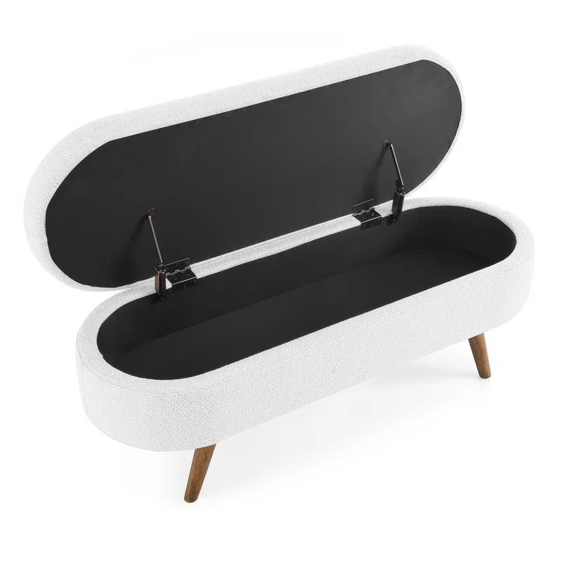 Shilakan 1 Linen Upholstered Storage Bench Entryway Bench Bedroom Bench Upholstered Bench