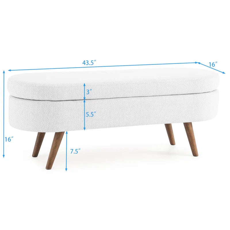 Shilakan 1 Linen Upholstered Storage Bench Entryway Bench Bedroom Bench Upholstered Bench