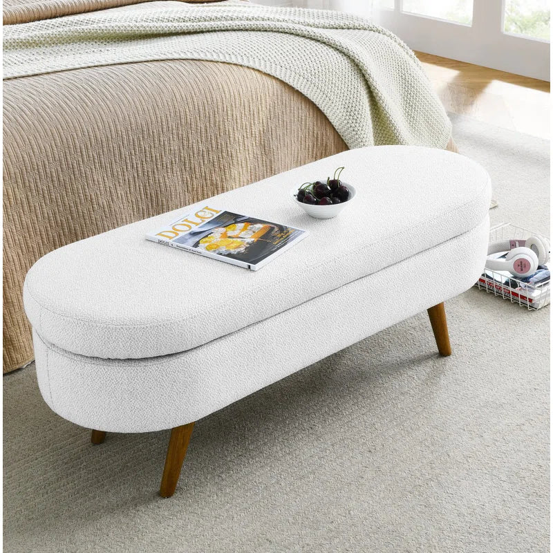 Shilakan 1 Linen Upholstered Storage Bench Entryway Bench Bedroom Bench Upholstered Bench