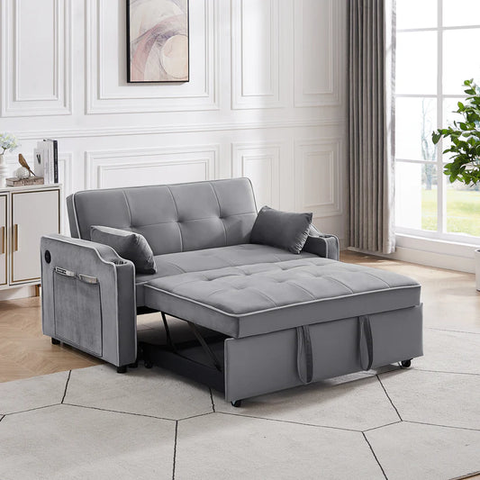 Raener Modern 3 in 1 Convertible Sofa Bed