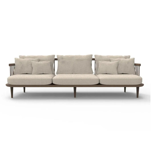 Penelope Contemporary Upholstered Solid Wood Sofa With Sleek Couch for Modern Elegance