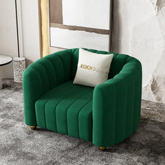 2-Piece Velvet Round Arm Sofa Living Room Set Luxury Sofa Sets