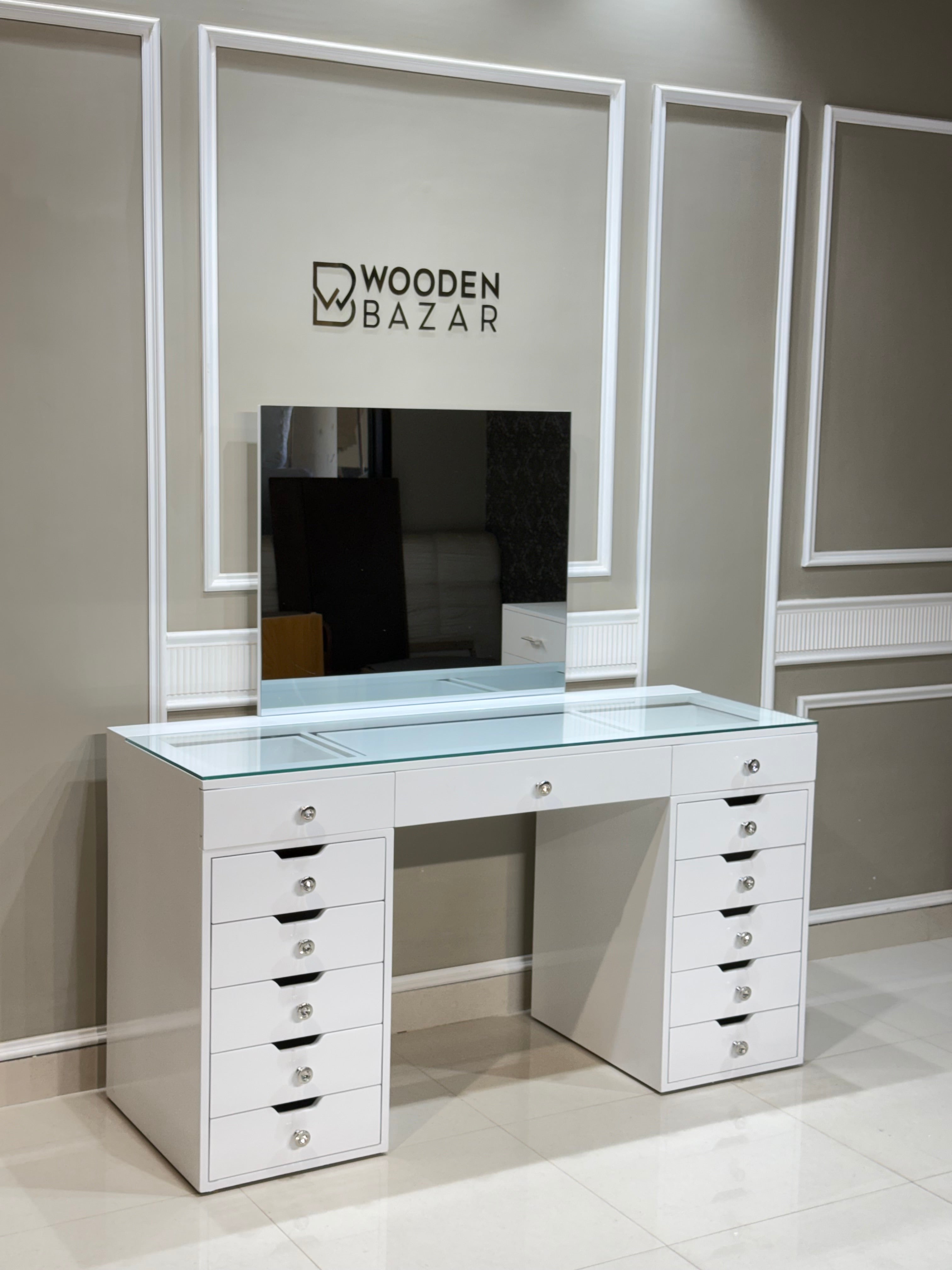 Vanity Dressing table with lighted mirror