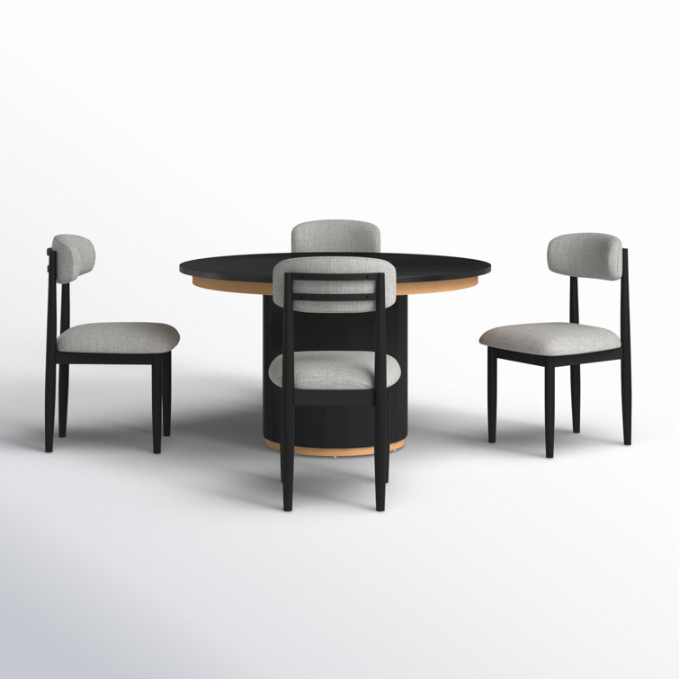 Lixy 4-Piece Modern Dining Set – Round Table
