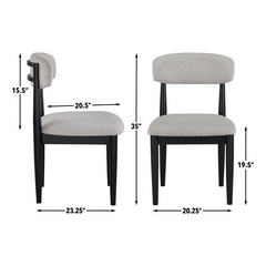 Lixy 4-Piece Modern Dining Set – Round Table
