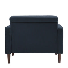 Rivaard 2 Set Modern Wide Armchair Corduroy Accent Chairs - Wooden Bazar