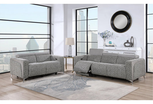 2 - Piece Faux Leather Living Room Set Luxury Sofa Set