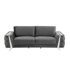 2 - Piece Faux Leather Living Room Set Luxury Sofa Set