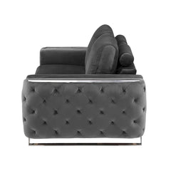 2 - Piece Faux Leather Living Room Set Luxury Sofa Set