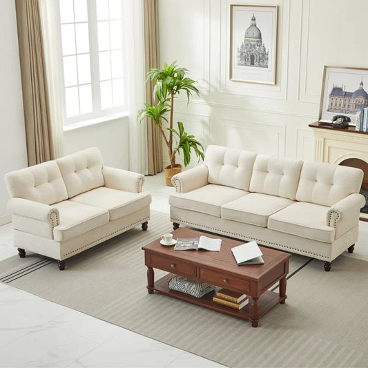 Lark 2 - Piece Living Room Luxury Sofa Set