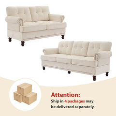 Lark 2 - Piece Living Room Luxury Sofa Set