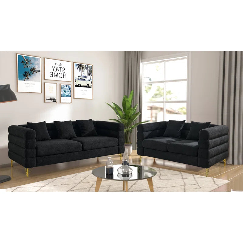 2 - Piece Living Room Set Luxury Sofa Set