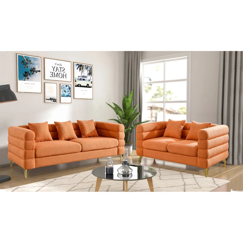 2 - Piece Living Room Set Luxury Sofa Set