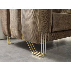 2 - Piece Velvet Living Room Set Luxury Sofa Set