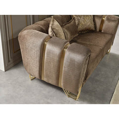 2 - Piece Velvet Living Room Set Luxury Sofa Set