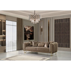 2 - Piece Velvet Living Room Set Luxury Sofa Set