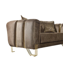 2 - Piece Velvet Living Room Set Luxury Sofa Set
