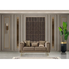 2 - Piece Velvet Living Room Set Luxury Sofa Set