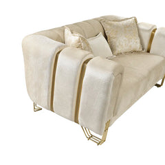 2 - Piece Velvet Living Room Set Luxury Sofa Set