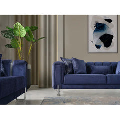 2 - Piece Velvet Living Room Set Luxury Sofa Set