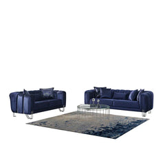 2 - Piece Velvet Living Room Set Luxury Sofa Set