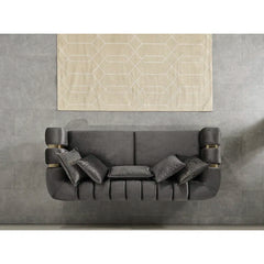 2 - Piece Velvet Living Room Set Luxury Sofa Set