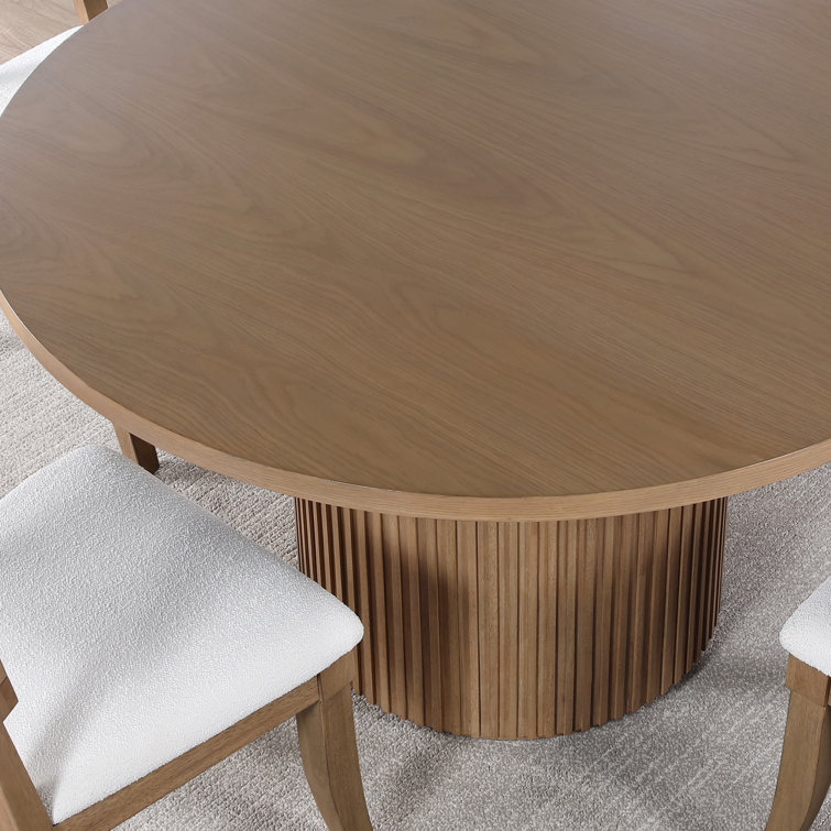 Fiammetta Natural Oak Dining Set