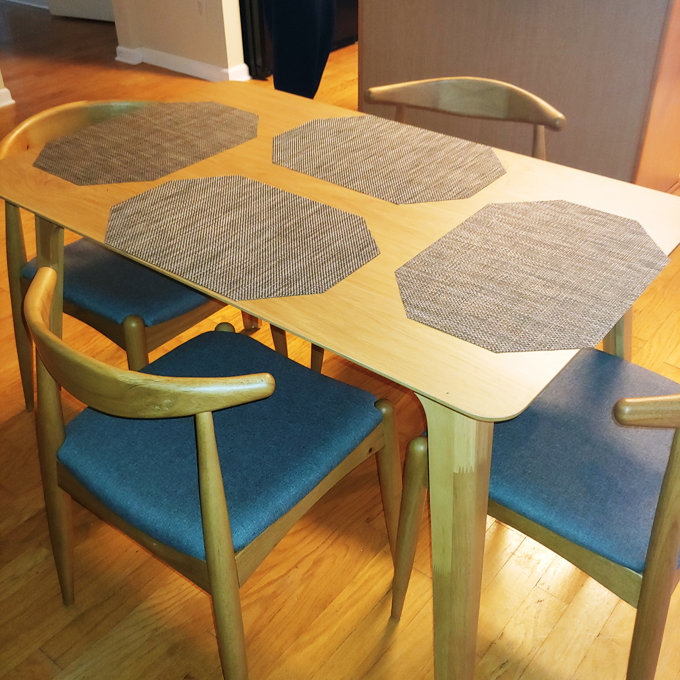 Aubray Solid Wood Dining Set