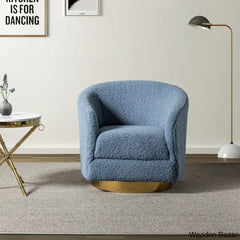 Swivel  Barrel Chair-2