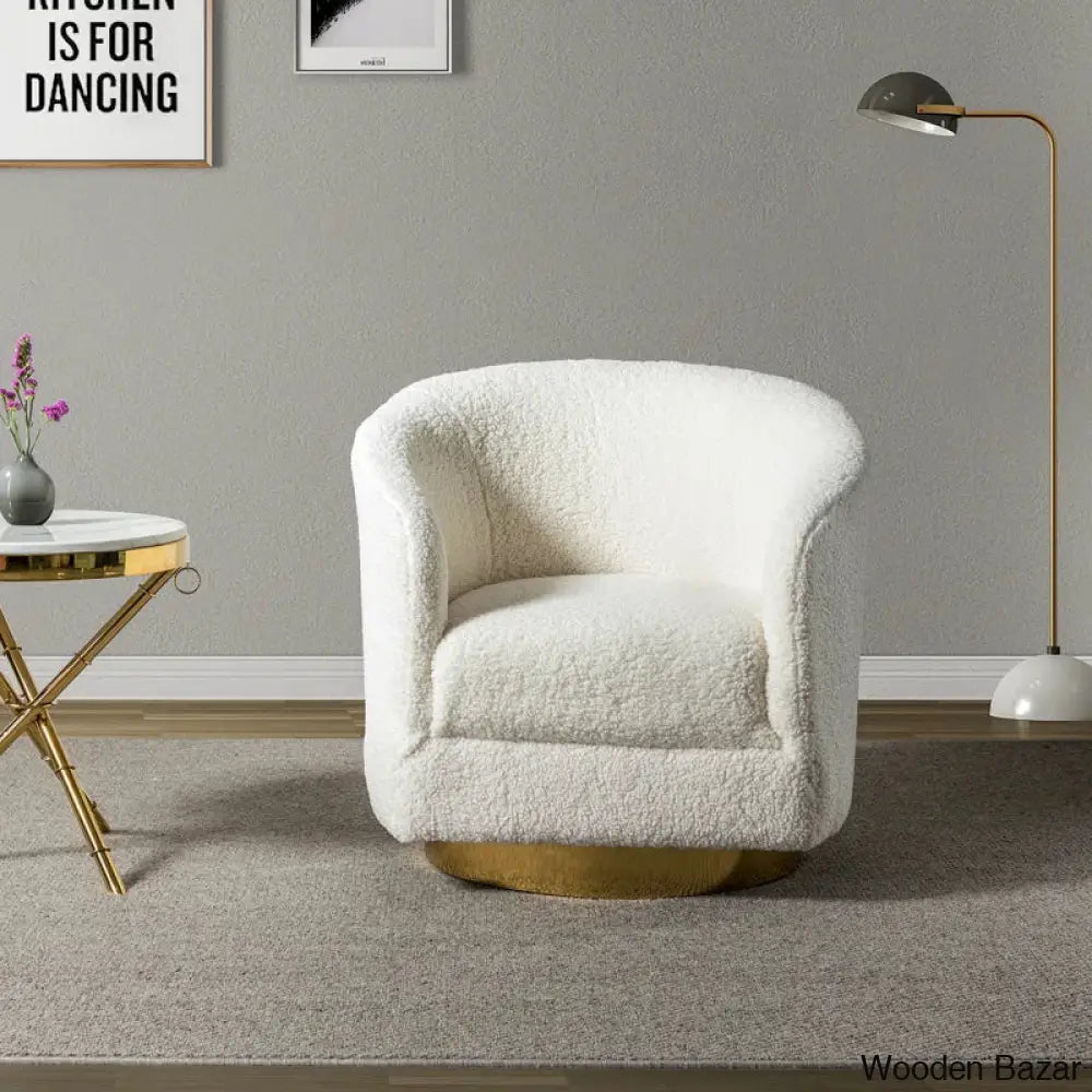 Swivel  Barrel Chair-6