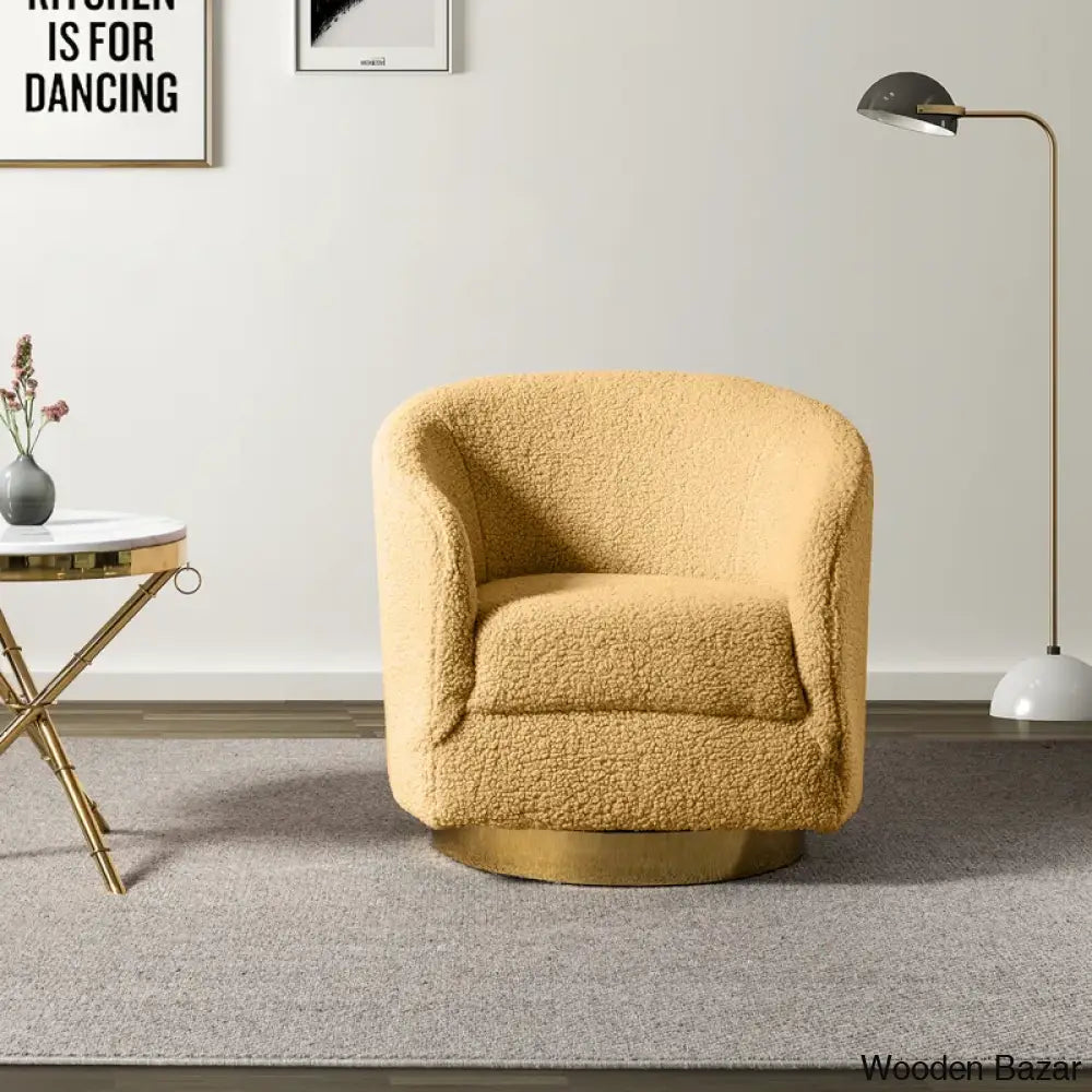 Swivel  Barrel Chair-5