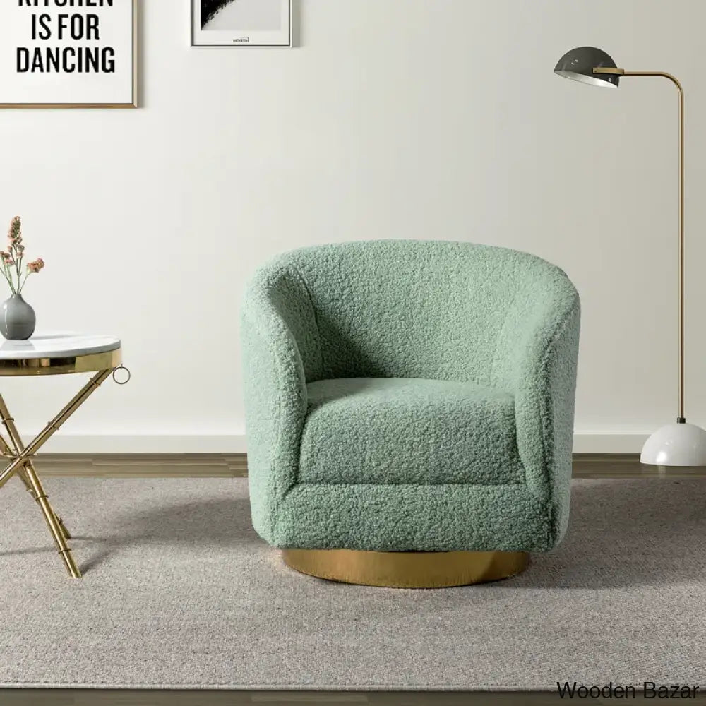 Swivel  Barrel Chair-3