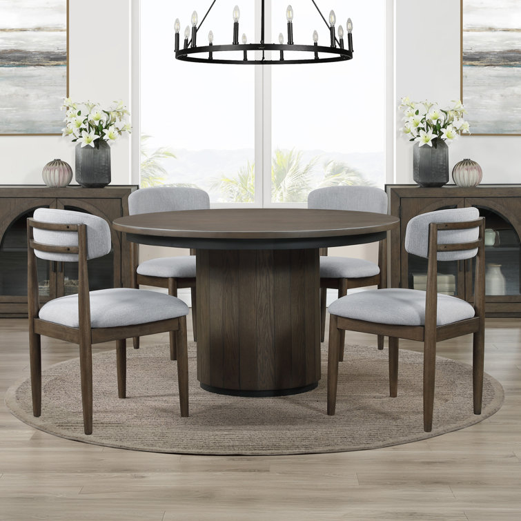 Lixy 4-Piece Modern Dining Set – Round Table