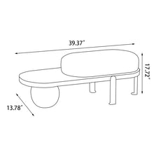 Nazlin Solid wood Bench - Wooden Bazar
