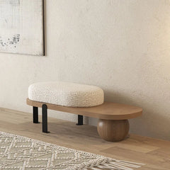 Nazlin Solid wood Bench - Wooden Bazar