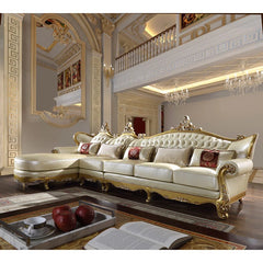 3 - Piece Living Room Set Luxury Sofa Set