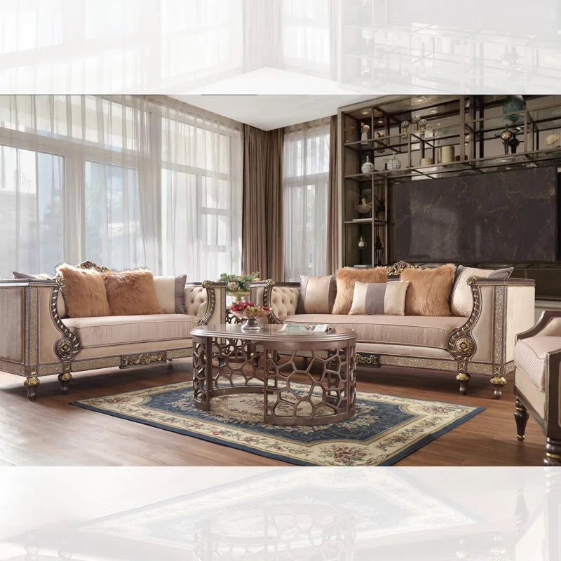 3 - Piece Living Room Set Luxury Sofa Sets