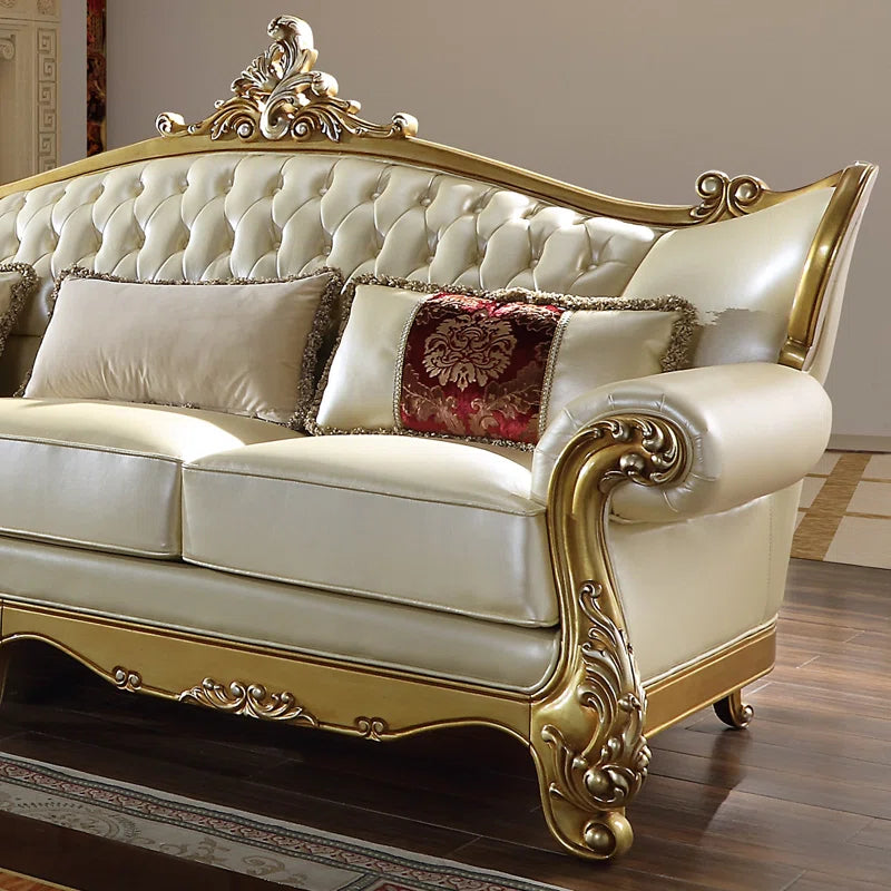 3 - Piece Living Room Set Luxury Sofa Set