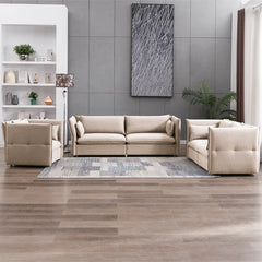 Balus 3 - Piece Living Room Luxury Sofa Set