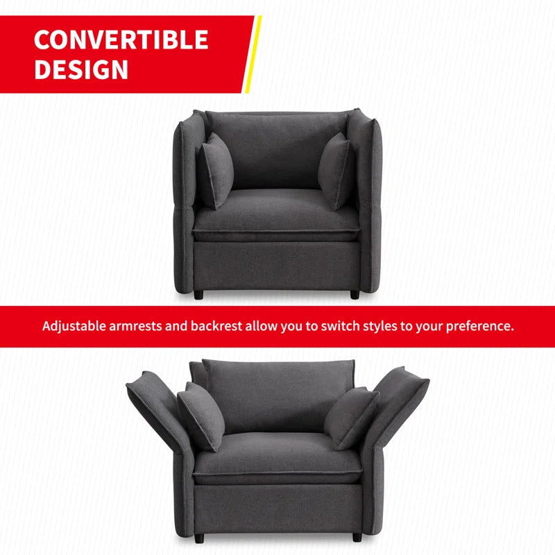 Balus 3 - Piece Living Room Luxury Sofa Set