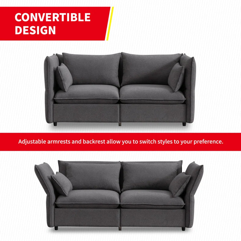 Balus 3 - Piece Living Room Luxury Sofa Set