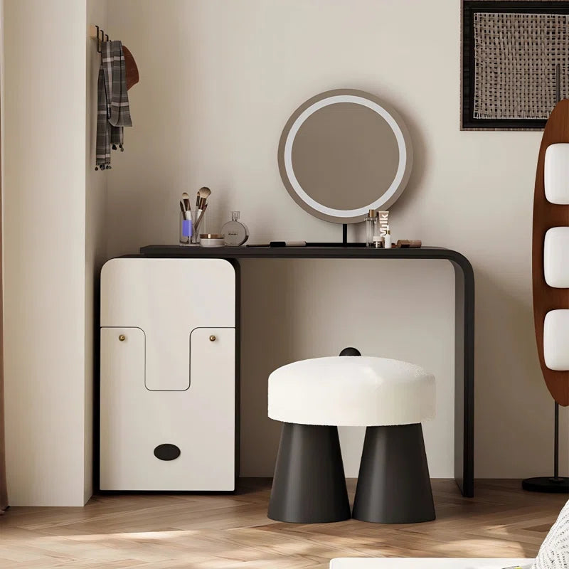 Klored Solid Wood Storage Dressing Table - Wooden bazar