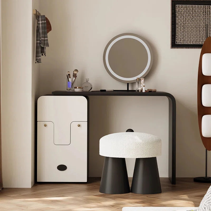Klored Solid Wood Storage Dressing Table - Wooden bazar